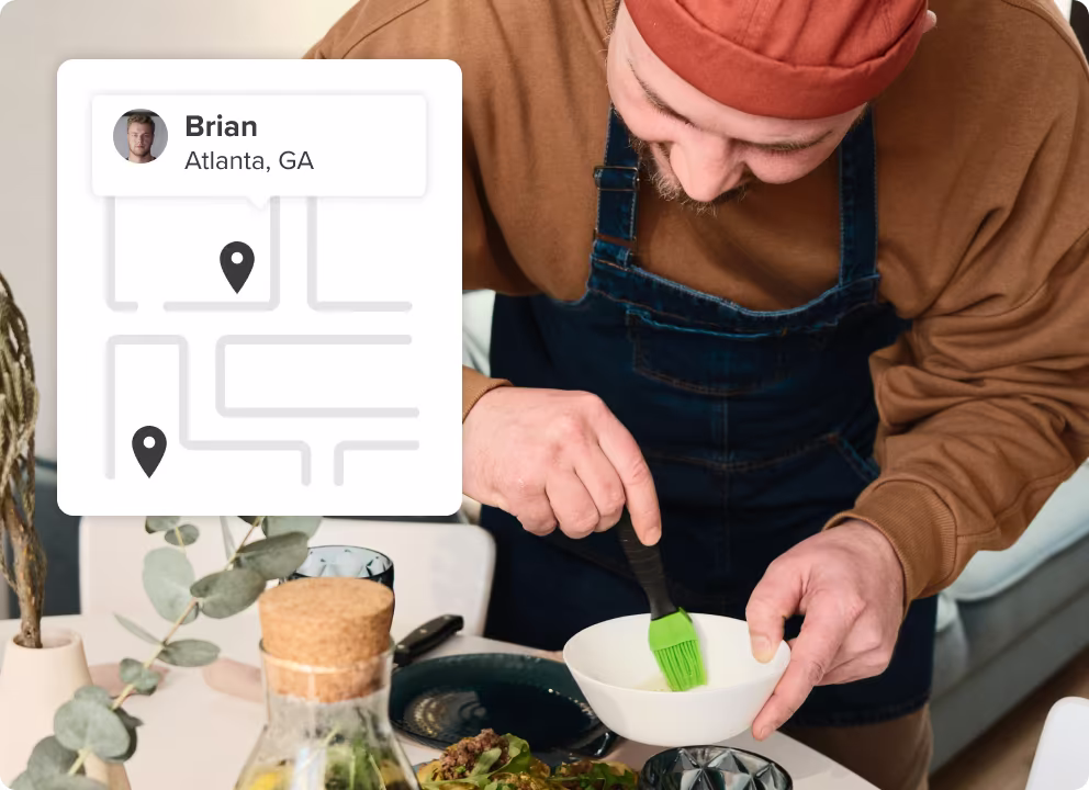 We're here for you at every step of the process icon